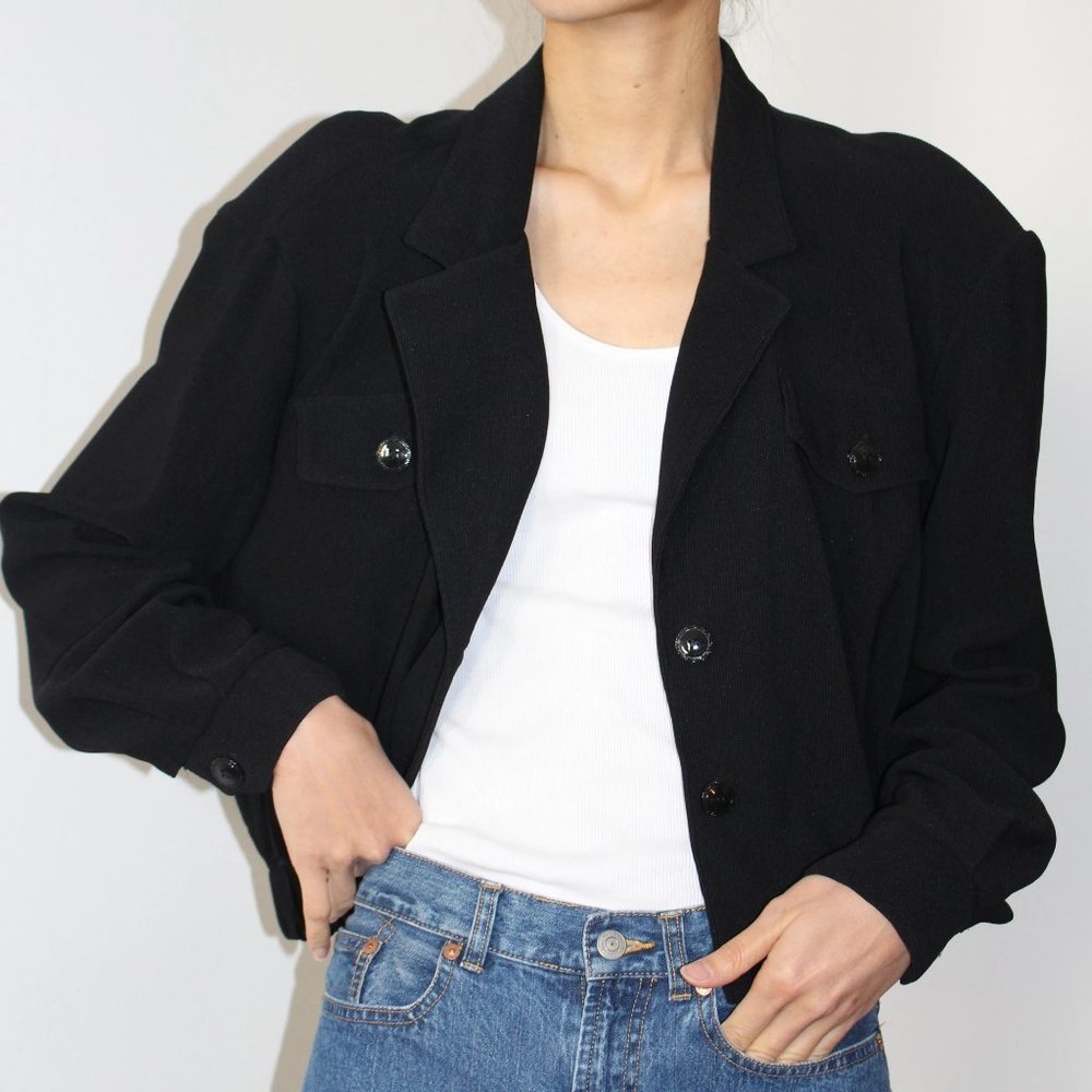 NWT VINTAGE Lightweight Ribbed Jacket XS-M - Picture 3 of 6